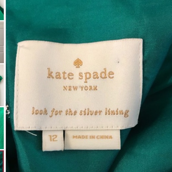 Kate Spade Lucia Crepe Dress in Kelly Green - Picture 5 of 5